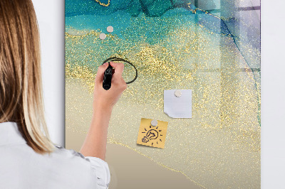Tableau magnétique effaçable Marbre coloré