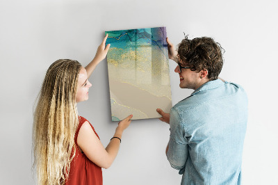 Tableau magnétique effaçable Marbre coloré