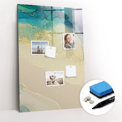 Tableau magnétique effaçable Marbre coloré