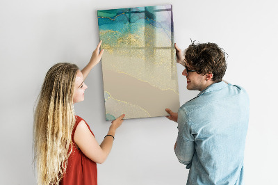 Tableau magnétique effaçable Marbre coloré