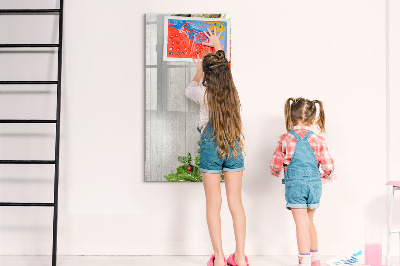 Tableau magnétique effaçable Légumes sur bois