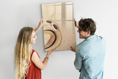 Tableau magnétique effaçable Banc de sable