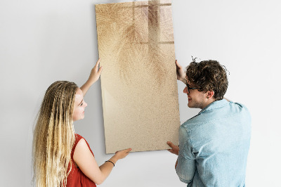 Tableau magnétique décoratif L'ombre des feuilles de palmier
