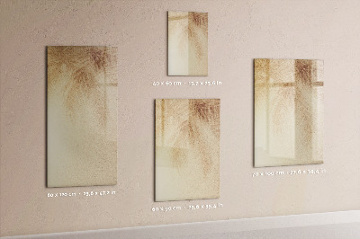 Tableau magnétique décoratif L'ombre des feuilles de palmier