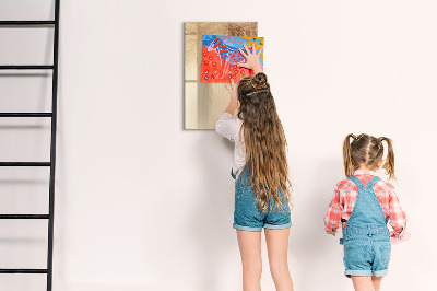 Tableau magnétique décoratif L'ombre des feuilles de palmier