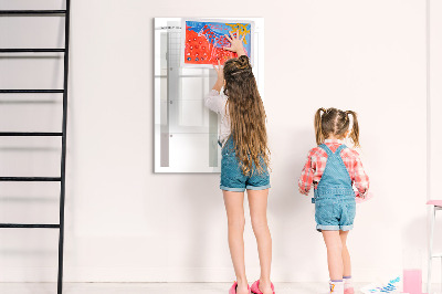 Tableau aimanté mural Agenda hebdomadaire