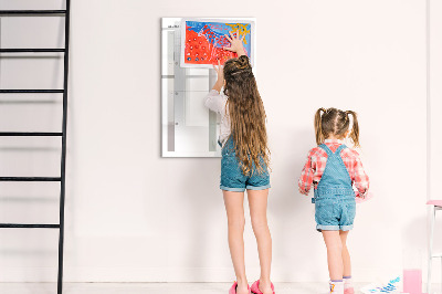 Tableau aimanté mural Agenda hebdomadaire