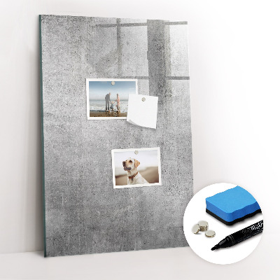 Tableau magnétique effaçable Béton léger