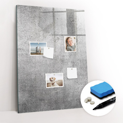 Tableau magnétique effaçable Béton léger