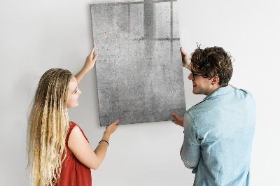 Tableau magnétique effaçable Béton léger