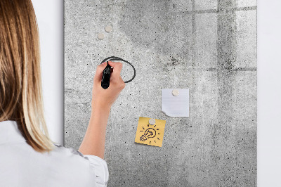 Tableau magnétique effaçable Béton léger