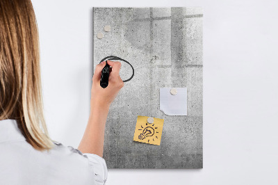 Tableau magnétique effaçable Béton léger