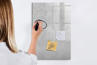 Tableau magnétique effaçable Béton léger