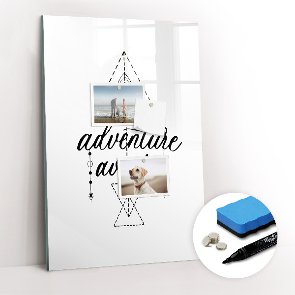 Tableau magnétique décoratif Aventure