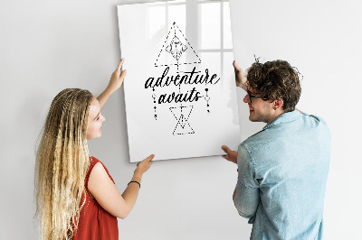 Tableau magnétique décoratif Aventure