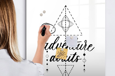 Tableau magnétique décoratif Aventure