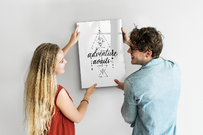 Tableau magnétique décoratif Aventure