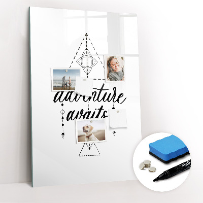 Tableau magnétique décoratif Aventure