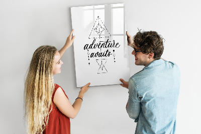 Tableau magnétique décoratif Aventure