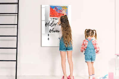 Tableau aimanté mural Aventure