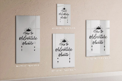 Tableau aimanté mural Aventure