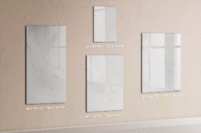 Tableau magnétique effaçable Marbre élégant