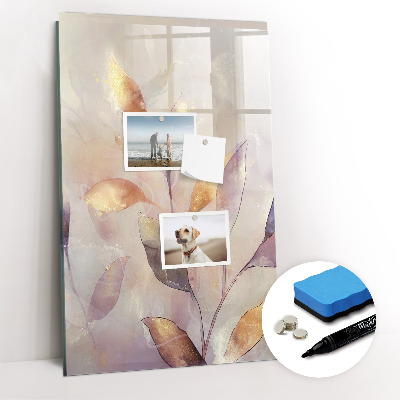 Tableau aimanté mural Plantes à l'aquarelle