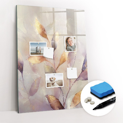 Tableau aimanté mural Plantes à l'aquarelle