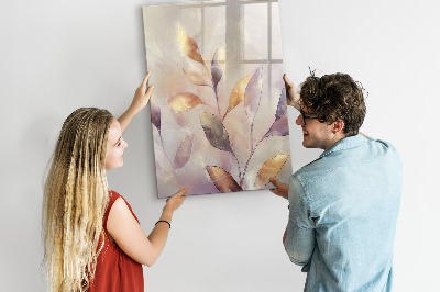 Tableau aimanté mural Plantes à l'aquarelle