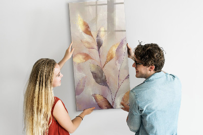 Tableau aimanté mural Plantes à l'aquarelle