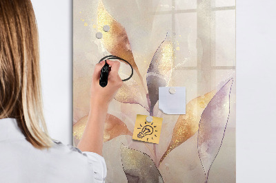 Tableau aimanté mural Plantes à l'aquarelle