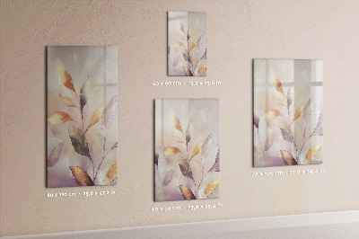 Tableau aimanté mural Plantes à l'aquarelle