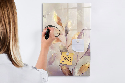 Tableau aimanté mural Plantes à l'aquarelle
