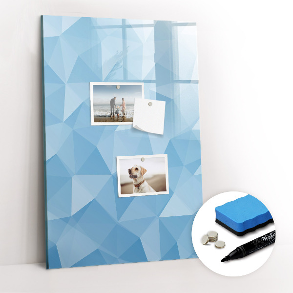 Tableau aimanté mural Triangles abstraits