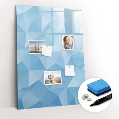 Tableau aimanté mural Triangles abstraits