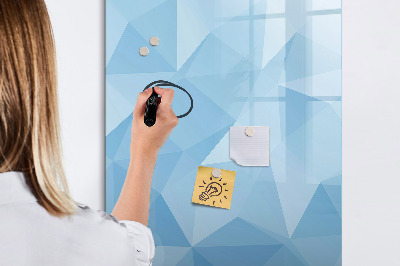 Tableau aimanté mural Triangles abstraits