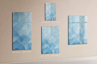 Tableau aimanté mural Triangles abstraits