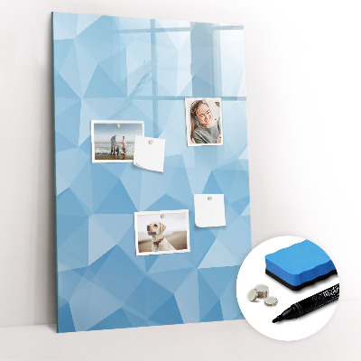 Tableau aimanté mural Triangles abstraits