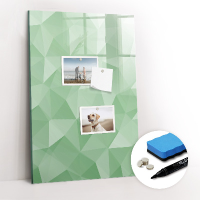 Tableau magnétique effaçable Triangles abstraits