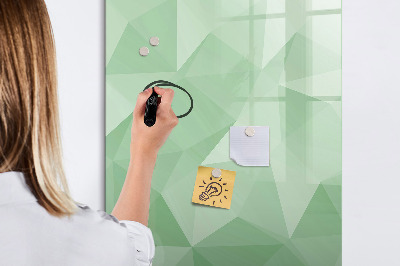 Tableau magnétique effaçable Triangles abstraits