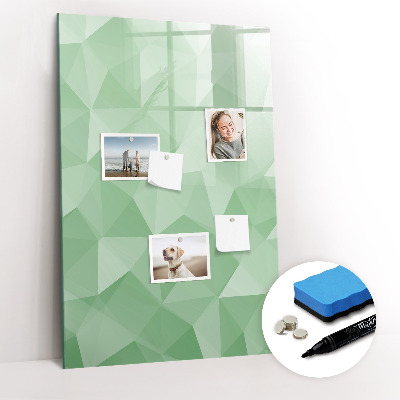 Tableau magnétique effaçable Triangles abstraits