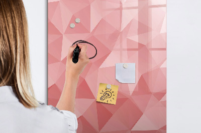 Tableau aimanté mural Triangles abstraits