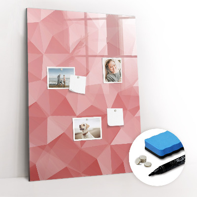 Tableau aimanté mural Triangles abstraits