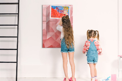 Tableau aimanté mural Triangles abstraits