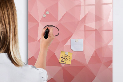 Tableau aimanté mural Triangles abstraits