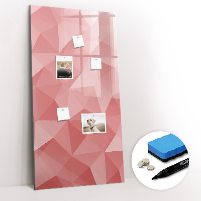 Tableau aimanté mural Triangles abstraits