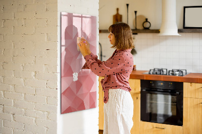 Tableau aimanté mural Triangles abstraits