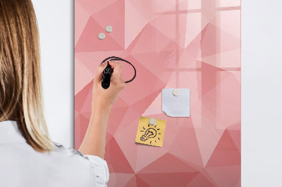 Tableau aimanté mural Triangles abstraits