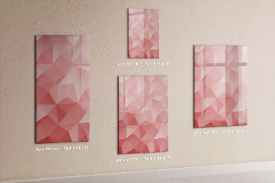 Tableau aimanté mural Triangles abstraits
