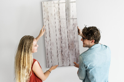 Tableau magnétique décoratif Planches de bois